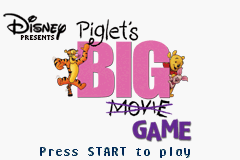 Piglet's Big Game screenshot 3 for GameBoy Advance
